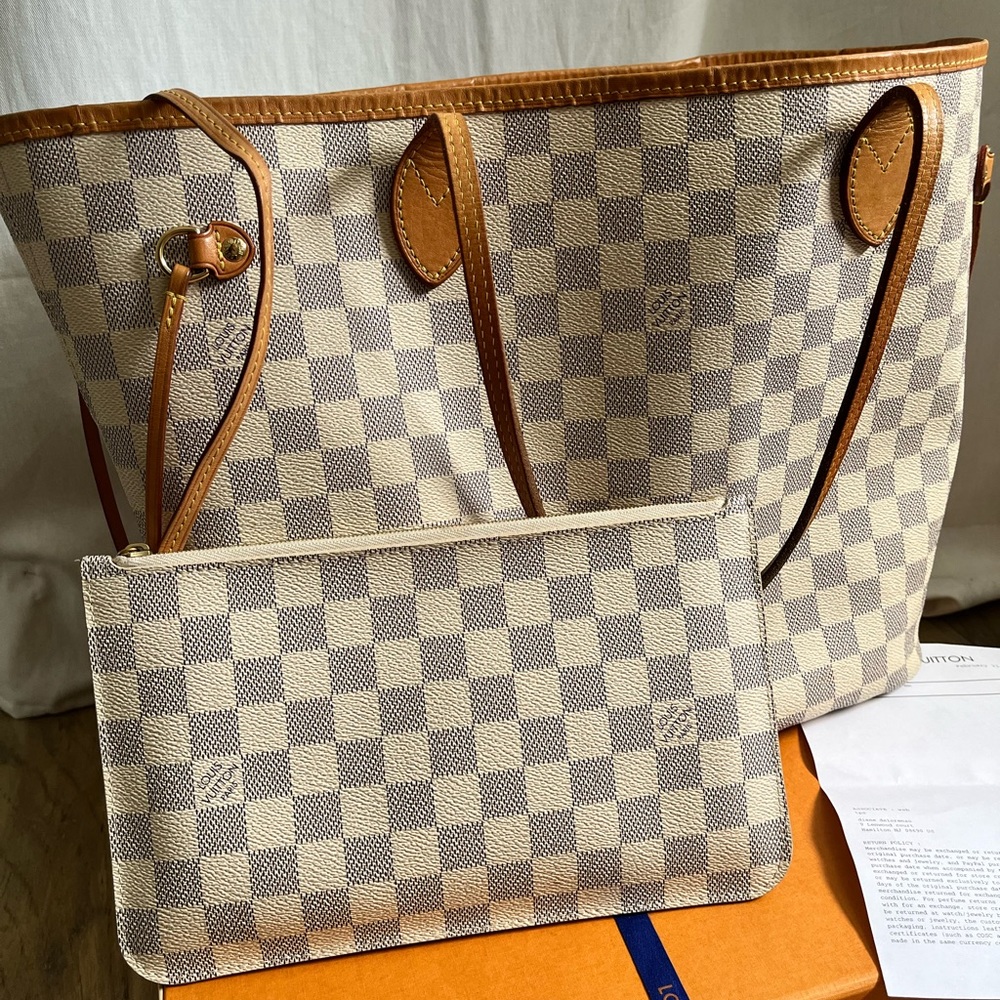 Louis Vuitton Damier Azur Neverfull MM
